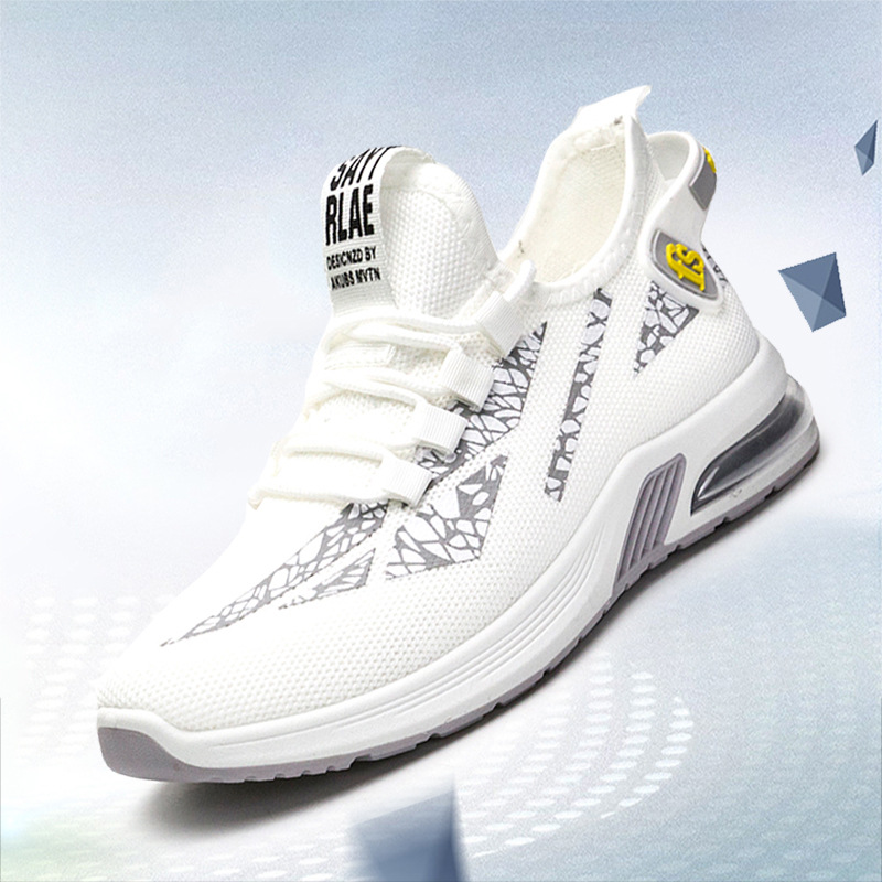 2021 new couple air cushion casual shoes sports shoes fly weave comfortable