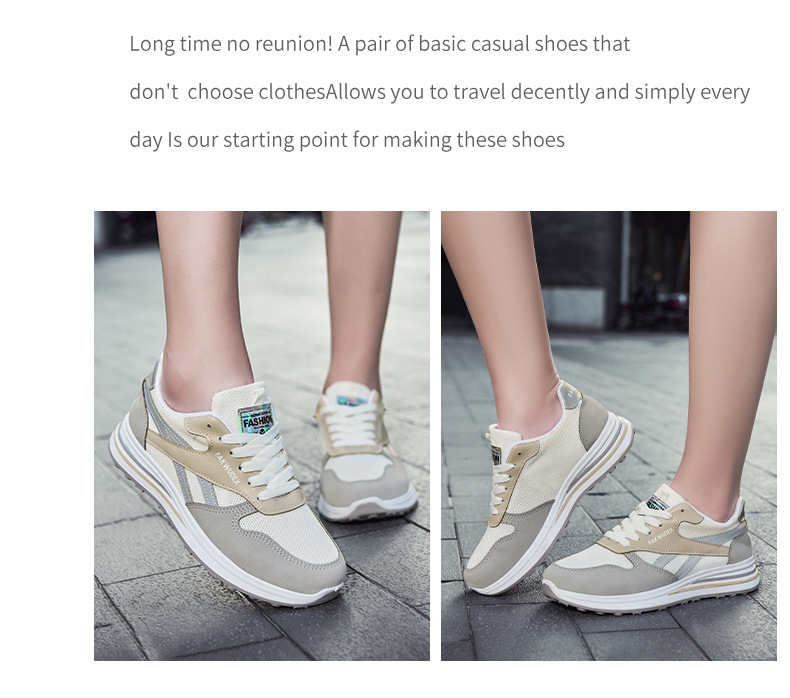 2021 spring new single shoes couple shoes breathable Korean running casual shoes couple shoes