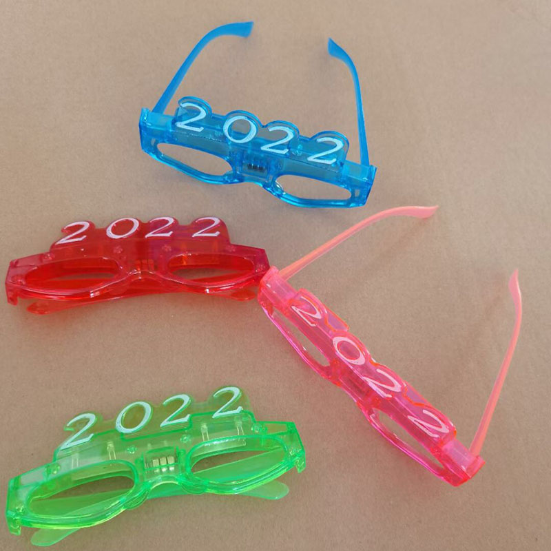 2022 New LED Glasses Frame Flashing Eyeglasses For New Year Christmas Party Bar Supplies