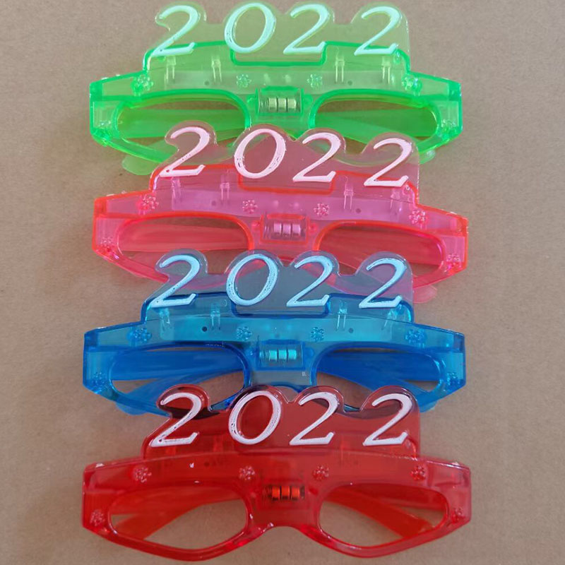 2022 New LED Glasses Frame Flashing Eyeglasses For New Year Christmas Party Bar Supplies